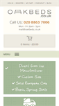Mobile Screenshot of oakbeds.co.uk